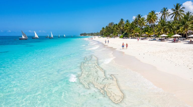 Carte de Zanzibar : le guide pour choisir sa plage idéale